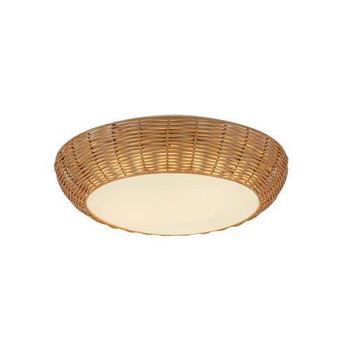 Alora Lighting Merida Rattan Flushmount Light