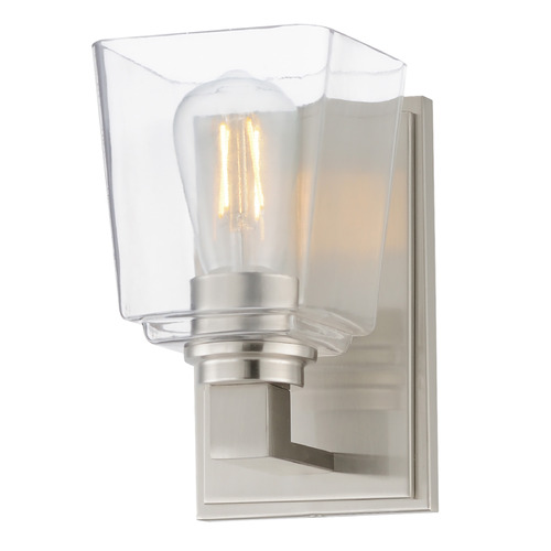 Maxim Lighting Cubos Satin Nickel Sconce