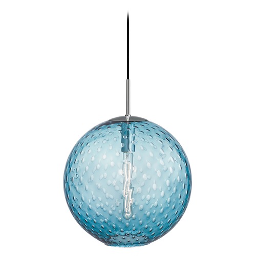 Hudson Valley Lighting Rousseau Pendant in Polished Chrome by Hudson Valley Lighting 2015-PC-BL