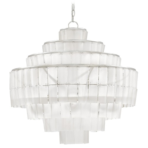 Currey and Company Lighting Sommelier Chandelier in Silver Leaf by Currey & Company 9000-0160