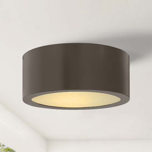 Luna 8-Inch Bronze LED Flush Mount 3000K by Hinkley Lighting