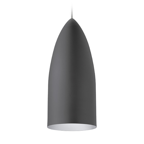 Mini Signal LED Freejack Pendant in Gray & Platinum by Visual Comfort Modern
