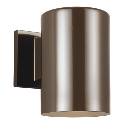 Generation Lighting Outdoor Cylinders Bronze LED Outdoor Wall Light 8313897S-10
