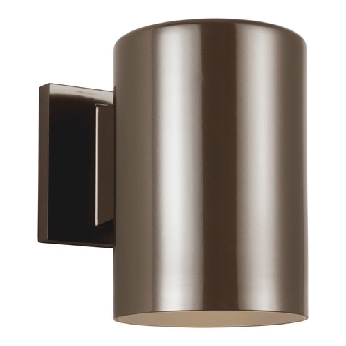Outdoor Cylinders Bronze LED Outdoor Wall Light by Visual Comfort Studio