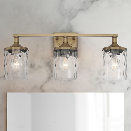 Colton 24-Inch Vanity Light in Aged Brass by HomePlace by Capital Lighting