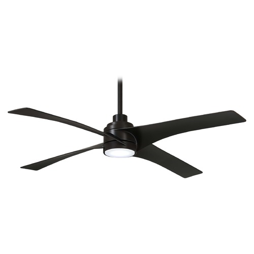 Minka Aire Swept 56-Inch LED Fan in Kocoa by Minka Aire F543L-KA