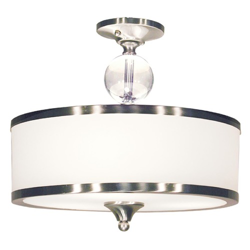 Z-Lite Cosmopolitan Brushed Nickel Semi-Flush Mount by Z-Lite 308SF-BN