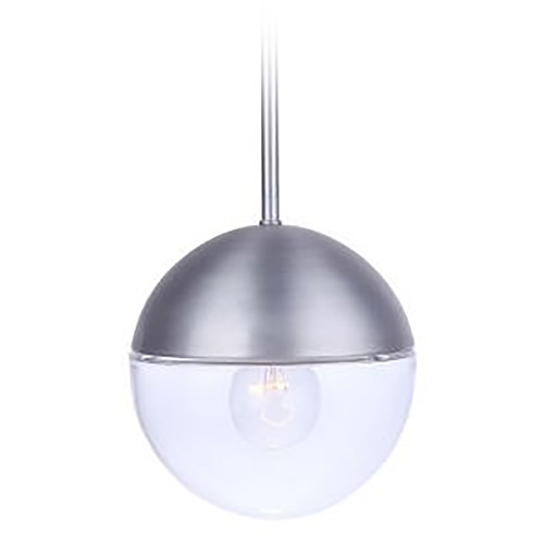 Evie Satin Aluminum Outdoor Hanging Light by Craftmade Lighting