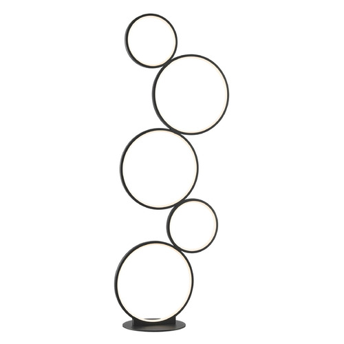 Fedora 44.75-Inch LED Floor Lamp in Black by Lite Source Lighting