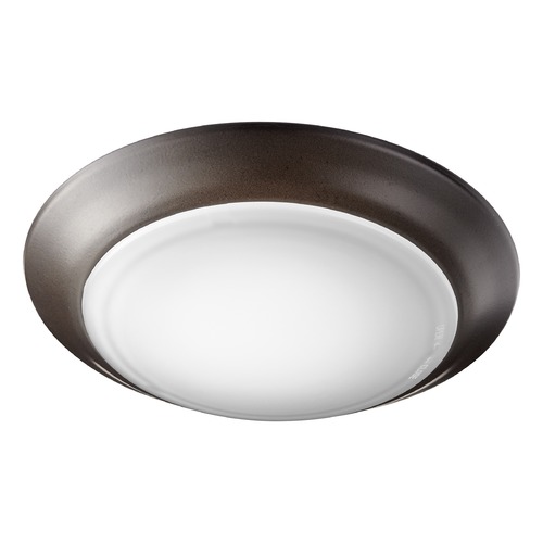 Quorum Lighting Oiled Bronze LED Flush Mount by Quorum Lighting 905-7-86