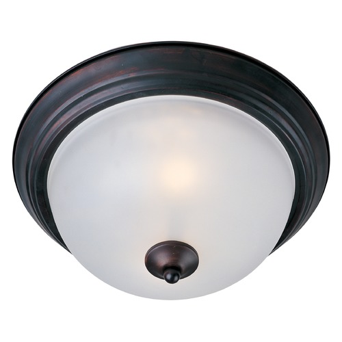 Essentials Oil Rubbed Bronze Flush Mount by Maxim Lighting