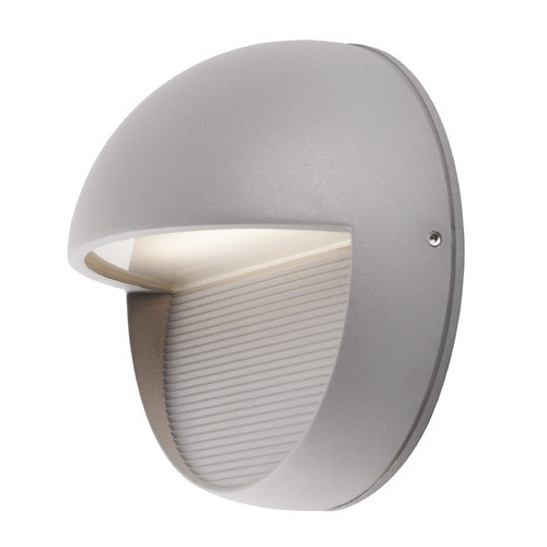 Kuzco Lighting Modern Grey LED Outdoor Wall Light with Frosted Shade 3000K 127LM by Kuzco Lighting EW3506-GY