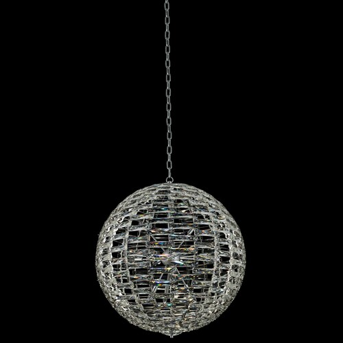 Alta 26-Inch Crystal Pendant in Chrome by Allegri Crystal