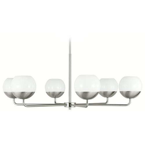 Visual Comfort Studio Collection Alvin Brushed Nickel Chandelier