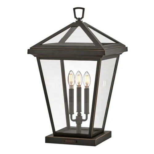 Hinkley Alford Place Pier Mount Lantern in Bronze by Hinkley Lighting 2557OZ