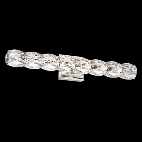 Schonbek Worldwide Lighting Verve LED Polished Stainless Steel LED Vertical Bathroom Light