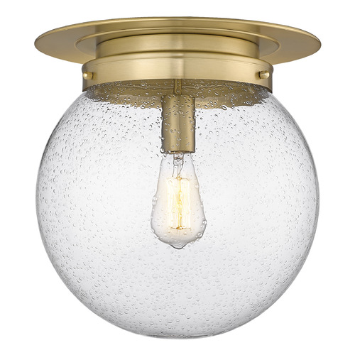 Z-Lite Calhoun Heritage Brass Flushmount Light