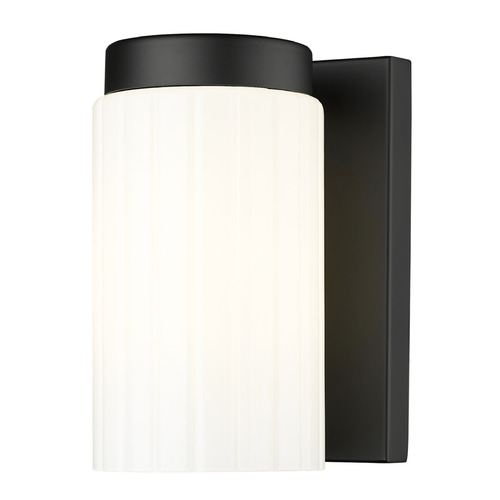 Z-Lite Burk Matte Black Sconce