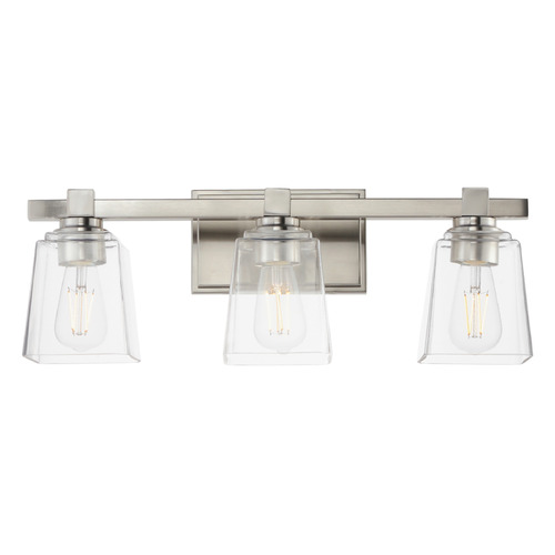 Maxim Lighting Maxim Lighting Cubos Satin Nickel Bathroom Light 21383CLSN