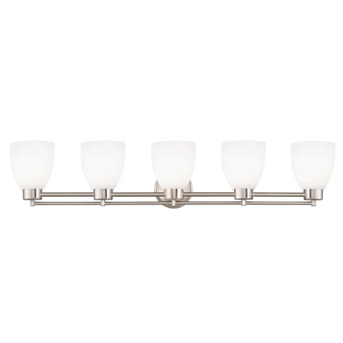 Design Classics Lighting Satin Nickel Bathroom Light 706-09 GL1024MB