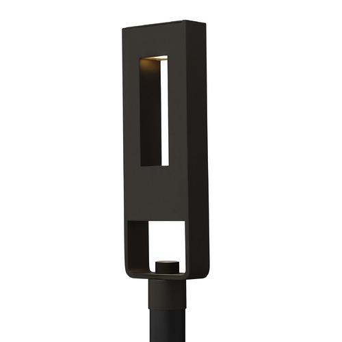 Modern LED Post Light in Satin Black by Hinkley Lighting