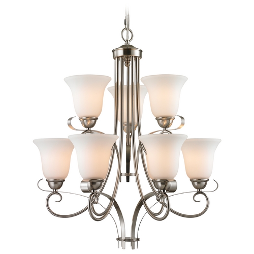 Elk Lighting Elk Lighting Brighton Brushed Nickel Chandelier 1009CH/20