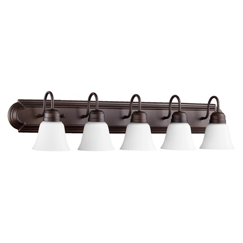 Quorum Lighting Oiled Bronze Bathroom Light by Quorum Lighting 5094-5-86