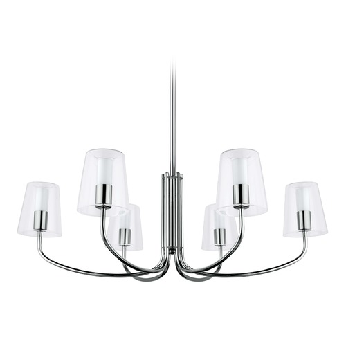 Eglo Lighting Eglo Noventa Chrome LED Chandelier 201514A