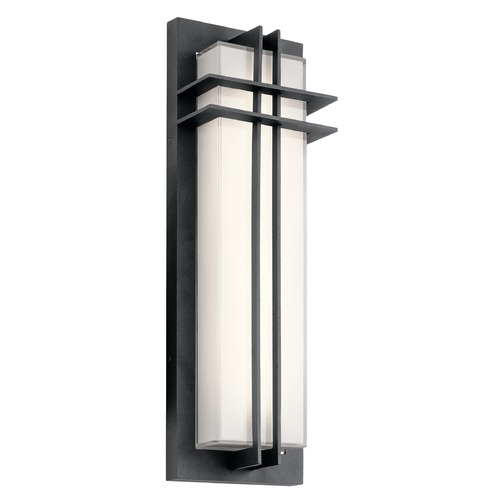 Manhattan 22-Inch LED Outdoor Wall Light in Textured Black by Kichler Lighting