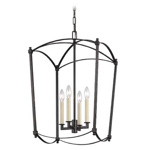 Visual Comfort Studio Collection Thayer Smith Steel Pendant by Visual Comfort Studio F3322/4SMS