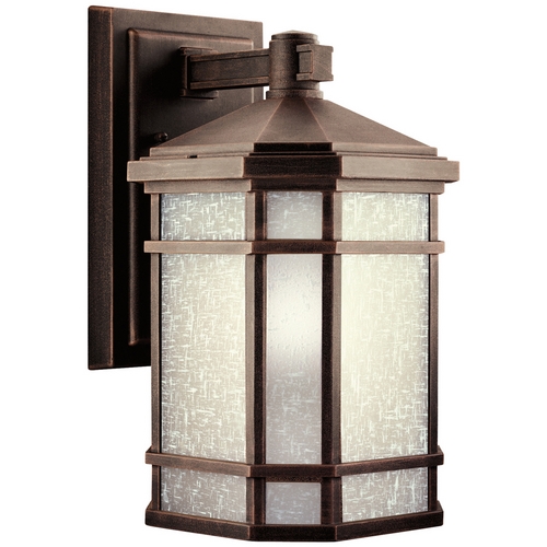 Kichler Lighting Prairie Rock 14.25-Inch Outdoor Wall Light in Prairie Rock by Kichler Lighting 9719PR