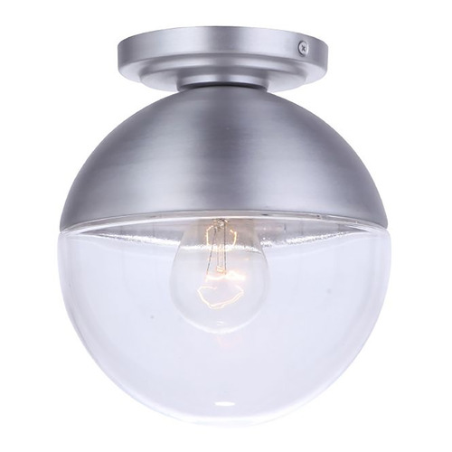 Evie Satin Aluminum Close-to-Ceiling Light by Craftmade Lighting