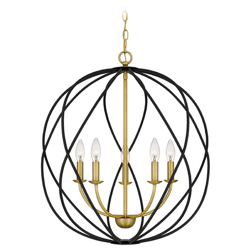 Quoizel Lighting Bryn 24-Inch Pendant in Aged Brass by Quoizel Lighting BYN2824AB