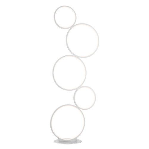 Fedora 44.75-Inch LED Floor Lamp in White by Lite Source Lighting