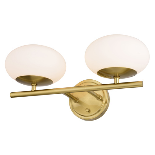 Vaxcel Lighting Sloane Satin Brass LED Bathroom Light