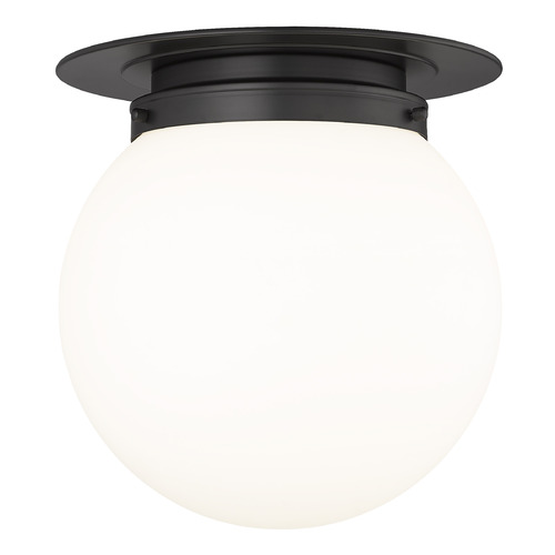 Z-Lite Calhoun Matte Black Flushmount Light