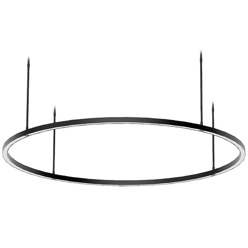 Visual Comfort Modern Collection Stagger Polished Stainless Steel LED Pendant Light