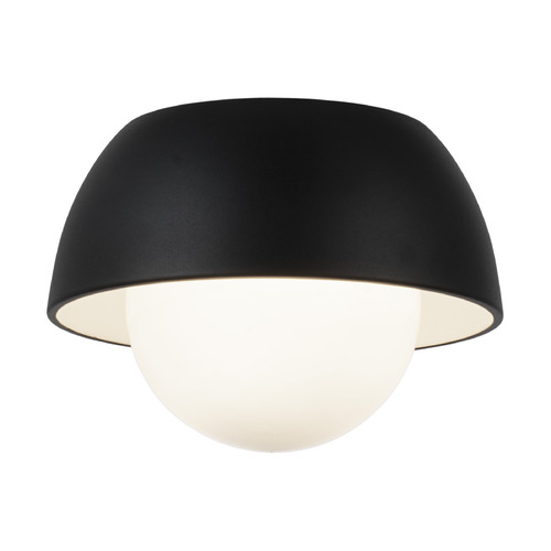 Matteo Lighting Watson Matte Black Flushmount Light