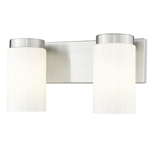 Z-Lite Burk Brushed Nickel Bathroom Light