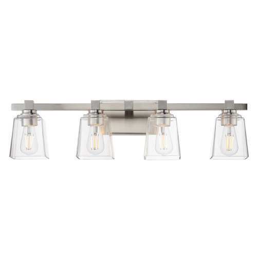 Maxim Lighting Maxim Lighting Cubos Satin Nickel Bathroom Light 21384CLSN