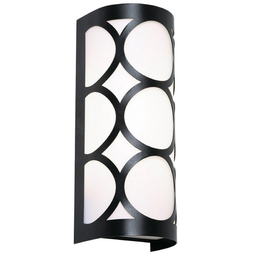 AFX Lighting Afx Lighting Lake Black Sconce LAKS0513CBBK