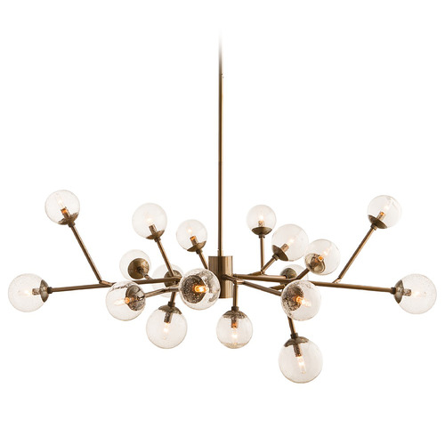 Dallas Medium Chandelier in Vintage Brass by Arteriors Home