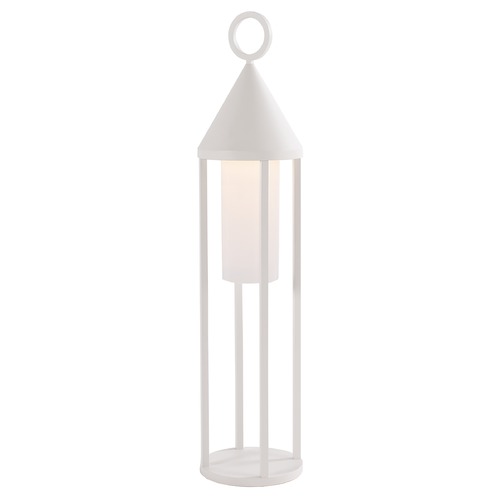Delta White LED Outdoor Floor Lamp by Kuzco Lighting
