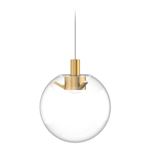 Palona Freejack LED Pendant in Brass by Visual Comfort Modern