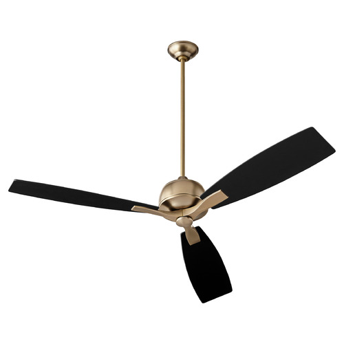 Juno 60-Inch Ceiling Fan in Aged Brass by Oxygen Lighting