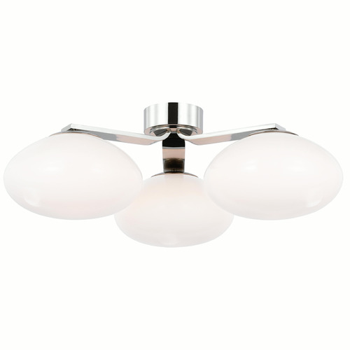 Visual Comfort Signature Collection Champalimaud Marisol Ceiling in Nickel by Visual Comfort Signature CD4015PN-WG