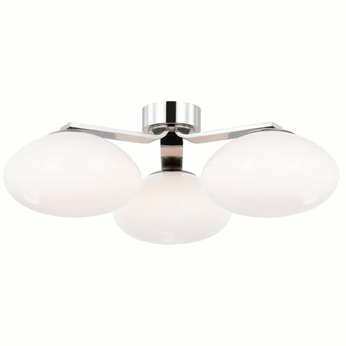 Champalimaud Marisol Ceiling in Nickel by Visual Comfort Signature