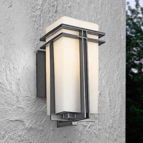 Tremillo 14.25-Inch Outdoor Hanging Light in Black by Kichler Lighting