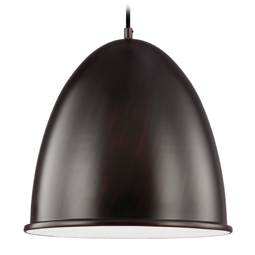 Generation Lighting Hudson Street Pendant in Bronze by Generation Lighting 6525401-710