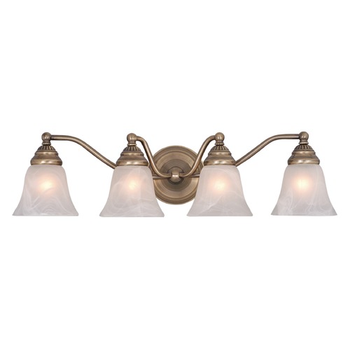 Vaxcel Lighting Standford Antique Brass Bathroom Light by Vaxcel Lighting VL35124A